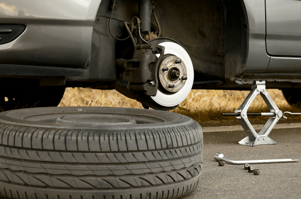 تعویض لاستیک خودرو